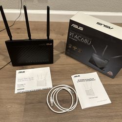 Asus RT-AC68U AC1900 Dual Band 3x3 Wireless Gigabit Router