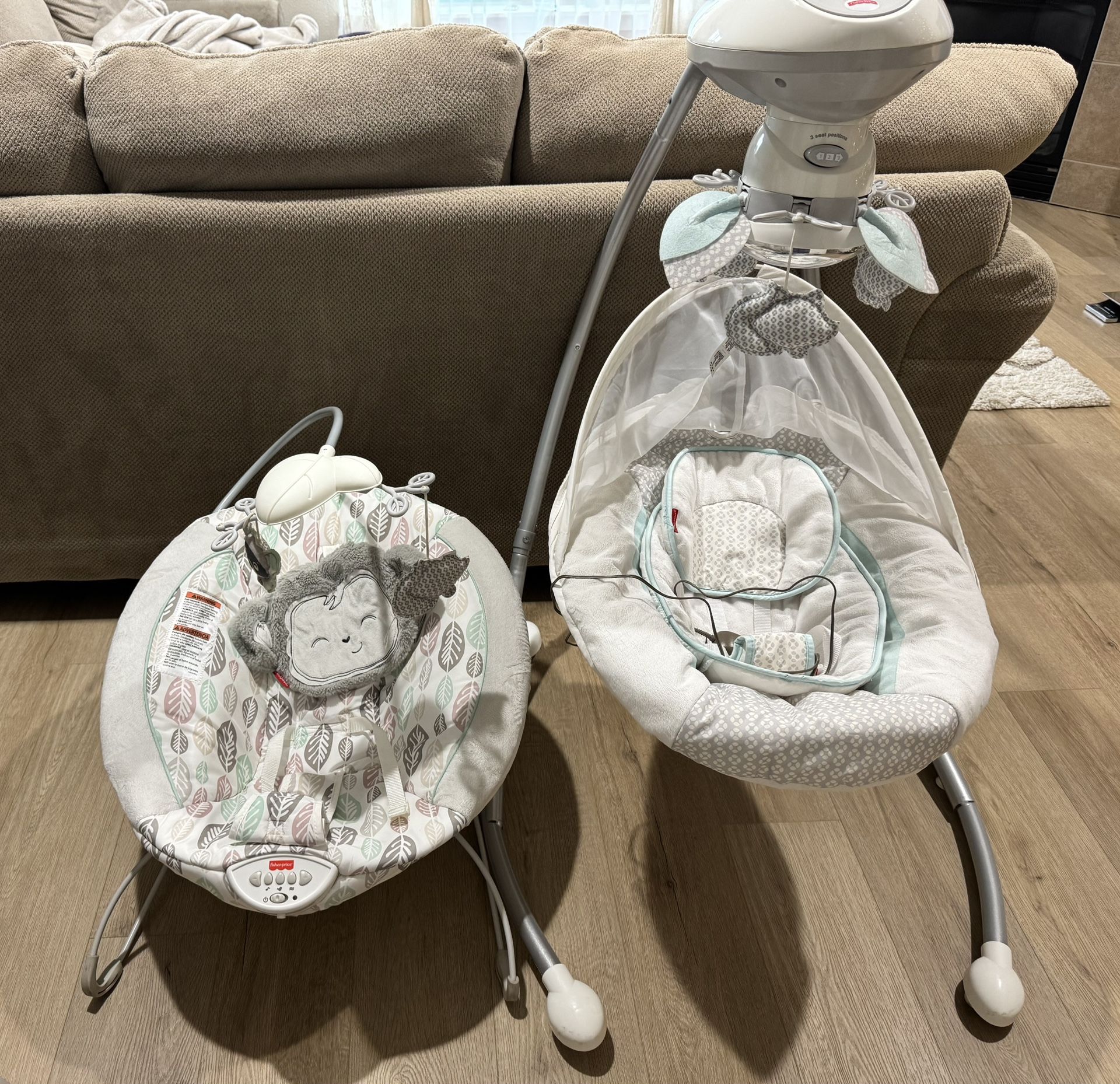 Fisher Price Baby Swing And Bouncer Seat 