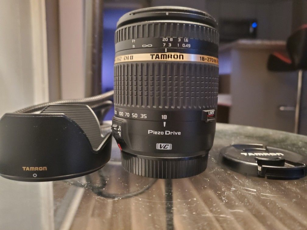 Tamron 18-270mm F/3.5-6.3 Di II VC IF Macro Zoom Lens B003 for Canon w/Cap