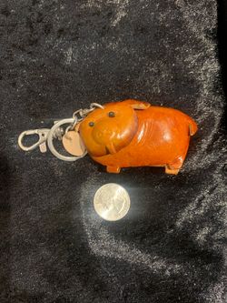 Handmade Leather key ring