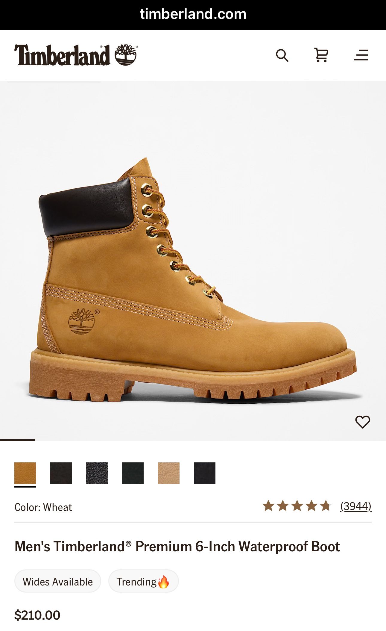 Brand new! Timberland Boots - Size 9 (Medium) Men’s