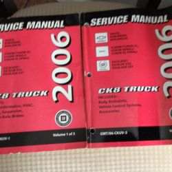 Service Manuals For Chevy CK8 - Volumes 1 And 3
