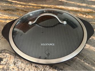 Solsource r 12” aluminum pan w/lid