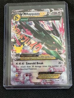 M Rayquaza ex 76 celebrations