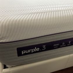 Purple queen mattress