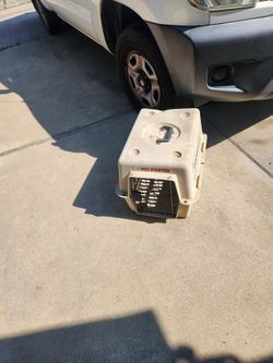 22 x 17 x 16" tall, Small dog size pet mobile kennel