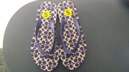 Coach Flip Flops