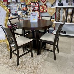 5pc Dinning Table Set $599