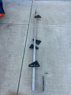 87” adjustable A pole (glass hold down rail)