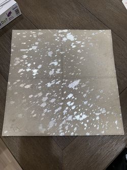 Z Gallerie Reza Silver Metallic Placemats – Set of 6