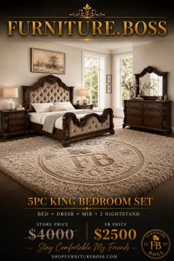 Elegant Wood bedroom furniture.