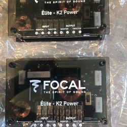 FOCAL XO/ES165KX2 ELITE K2 POWER 2-WAY CROSSOVERS FOR MID SPEAKERS & TWEETERS