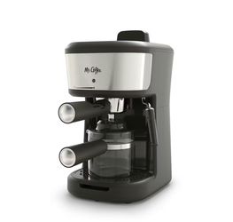 Mr. Coffee 4-Shot Steam Espresso, Cappuccino, and Latte Maker