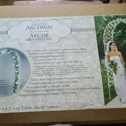 New In Box Lighted Wedding Archway