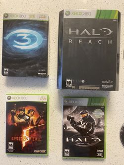 Xbox 360 with games