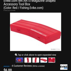 M4 Mag Shaped Fishing Tool Box