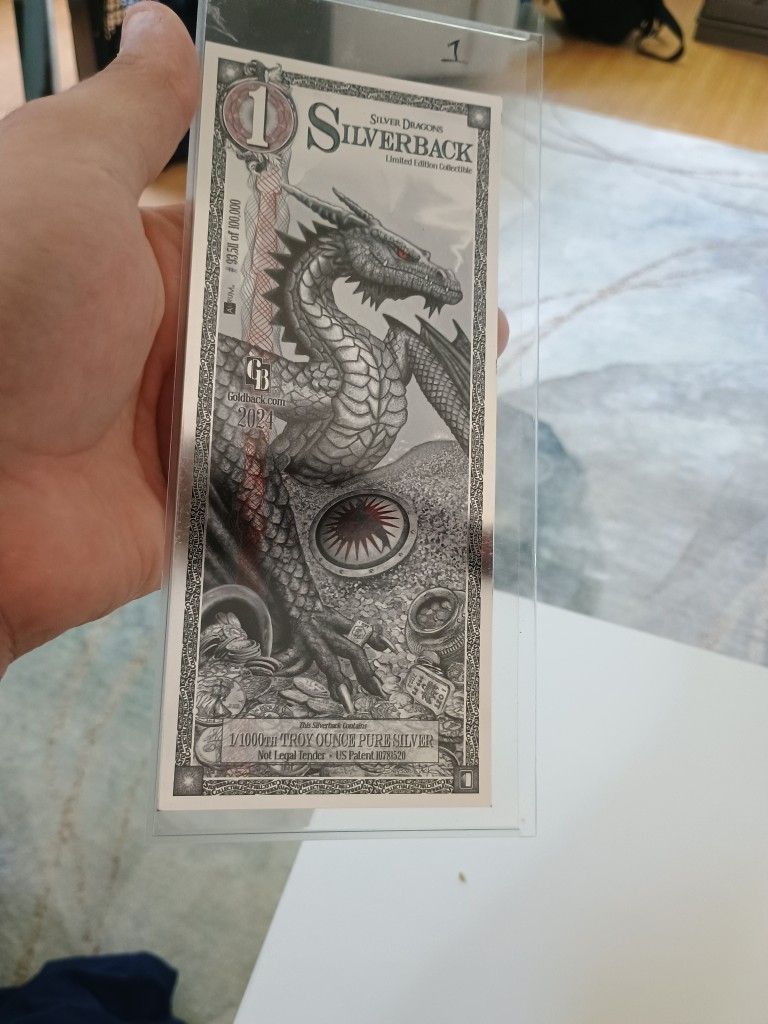 Silverback Dragon Certificate