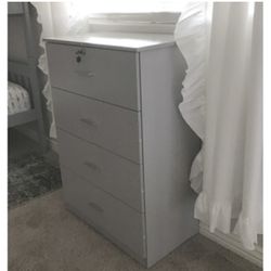 Dresser Chest With Lock Gray Tall Chest Of Drawers Dresser 