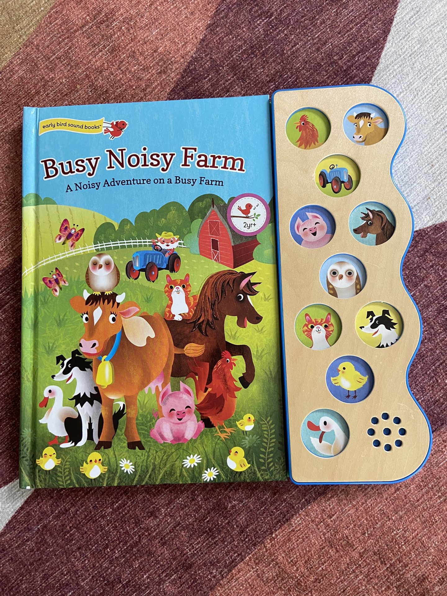 Busy Noisy Farm Board Book (Makes Sounds)