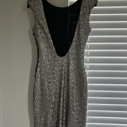 Pretty Back Silver Zara Dress
