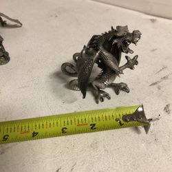 Vintage Pewter Dragon 