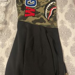 2XL full zip bape hoodie fits like a Xl worn twice SEND OFFERS