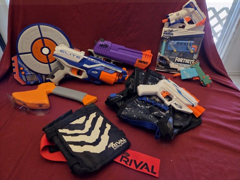 Nerf Guns & Digital Target