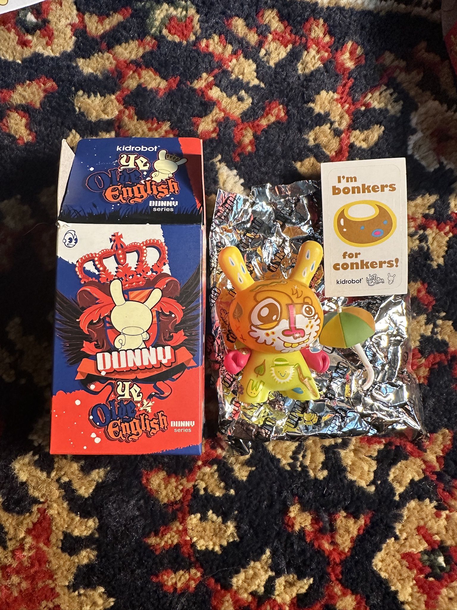 Kidrobot Dunny, “English Gardunny,” Ye Olde English Series