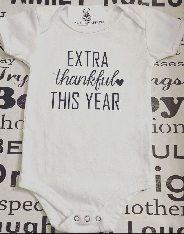 Extra Thankful Baby Onesies