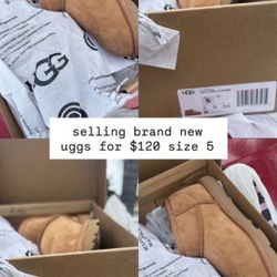 Selling Brand New Uggs Size 5 For $120 
