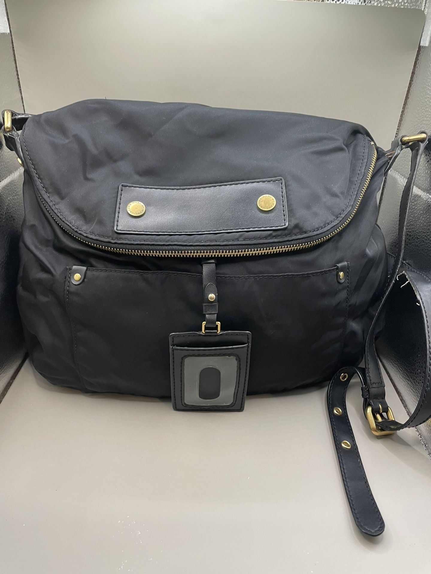 Marc Jacobs Nylon Large Black Crossbody Bag