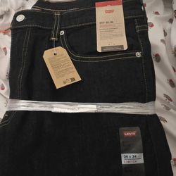 5 Pairs Of Levi Pants Brand New. 34x36