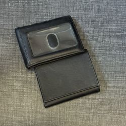Lot Of 2 Black Wallets