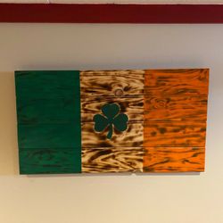 Handcrafted Irish Flag