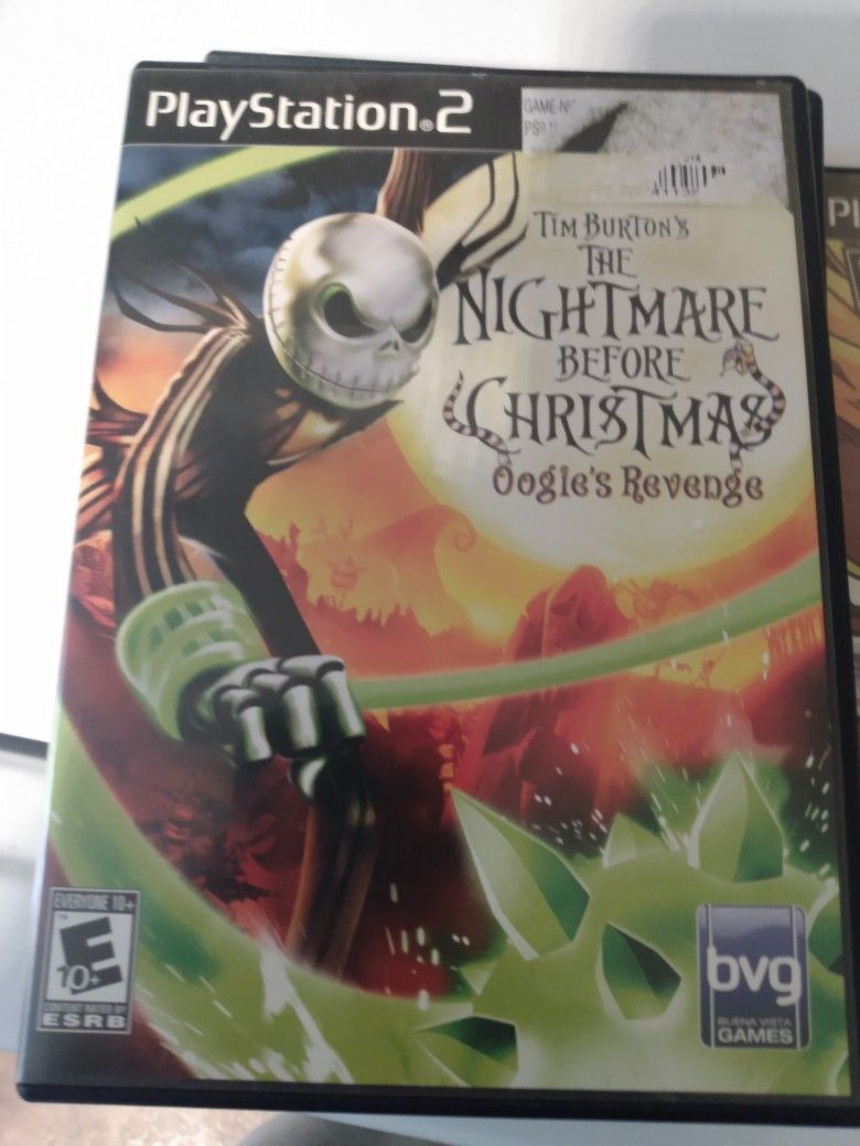 PS2 Nightmare Before Christmas