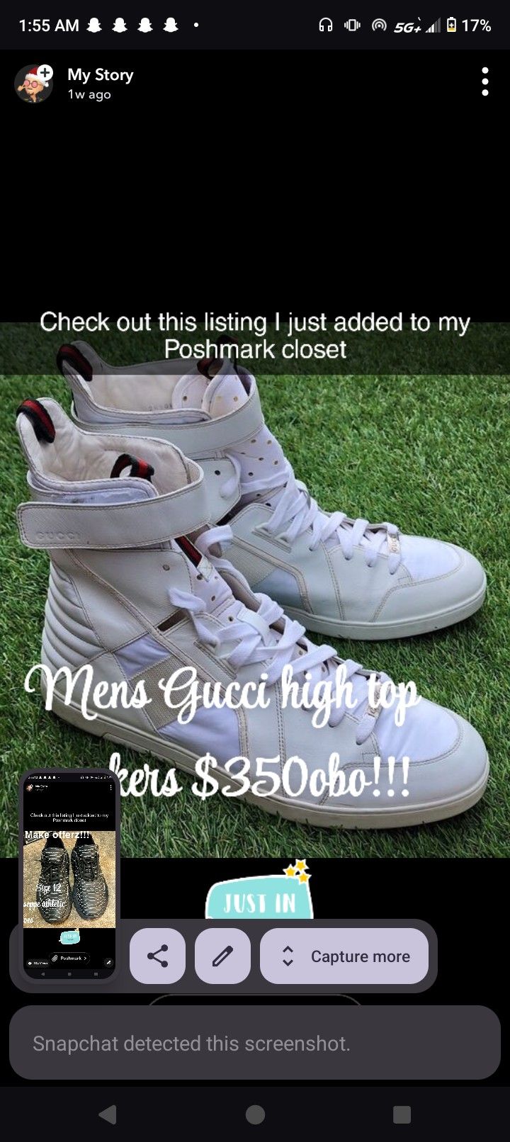 Gucci High Top Sneakers