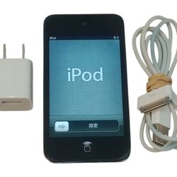 A1367 Apple iPod Touch 4th Gen 8GB Black Media Player Reset Tested Working Great