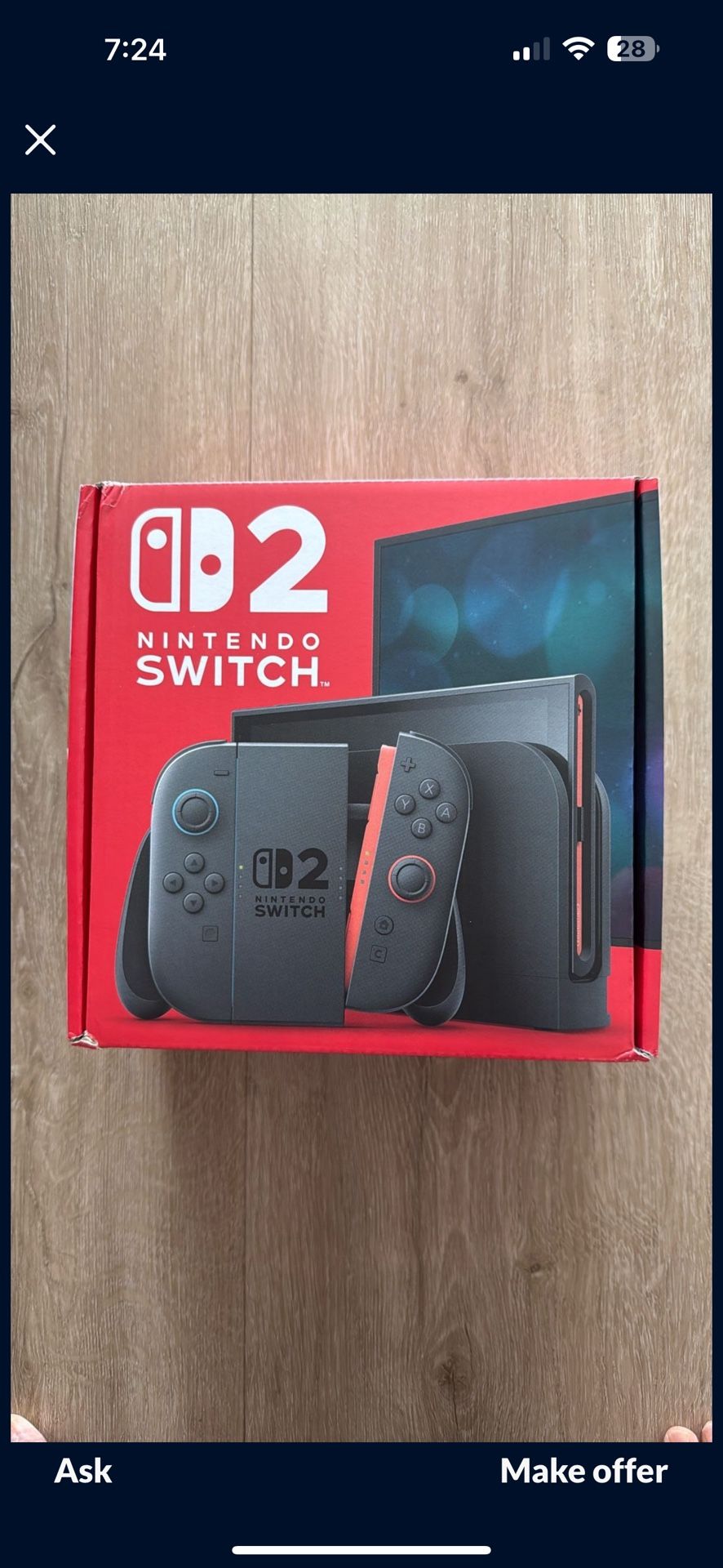 Nintendo Switch 2 New In Box.