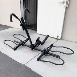 (NEW) $109 KAC (2-Bike) Rack for SUV, Cars, Hatchback Mount fit 2” Anti-Wobble Hitch, Heavy Duty Bicycle Carrier
