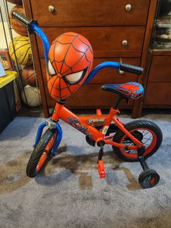 Spiderman bike 12" wheel size