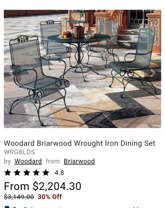 Wrought Iron Patio Furniture