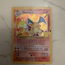 25th Anniversary Celebration Charizard