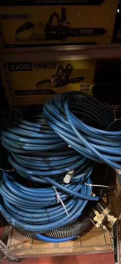 1/4” x 50’ pressure washer hoses commercial grade $140 (financing available)