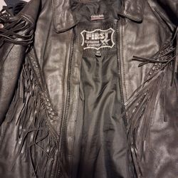 First Genuine Leather.   Fringe 
