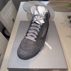 AJ5 Wolf Grey size 13