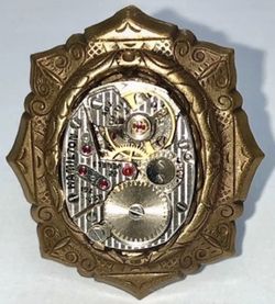 Steampunk watch parts ring