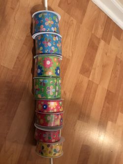 Wired Ribbon, 1.5 inch, 2.5 inch, Flower Ribbon