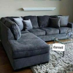 Cheaper Sectional//Ashley Altari//Brand New, Comfy, Gray, Couch 