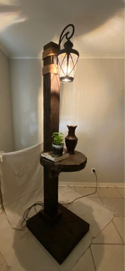 Man made railroad lamp