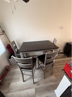 Dining table with 4 chairs